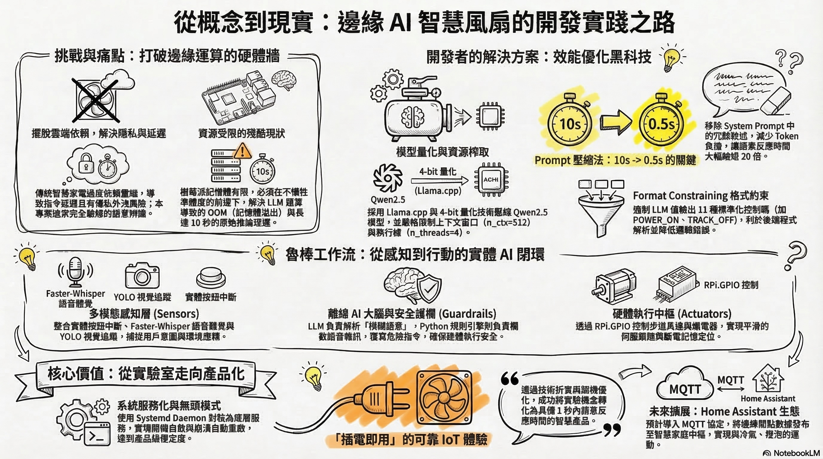 Edge AI 智慧跟隨風扇：離線語音、自然語言處理與紅外線追蹤系統整合後落地與最佳化－AI應用實務探討